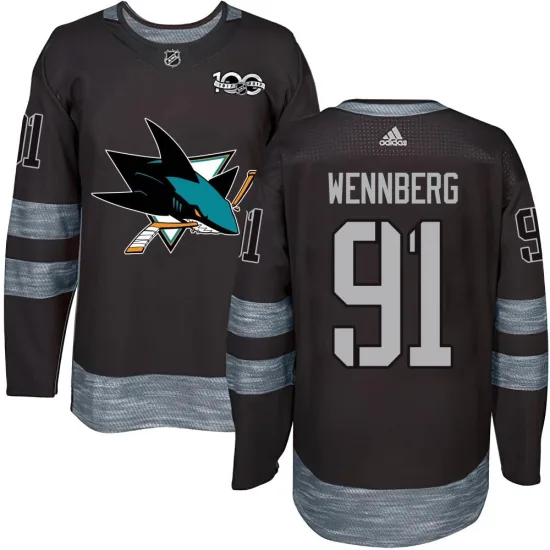 Alex Wennberg San Jose Sharks Authentic 1917-2017 100th Anniversary Jersey - Black