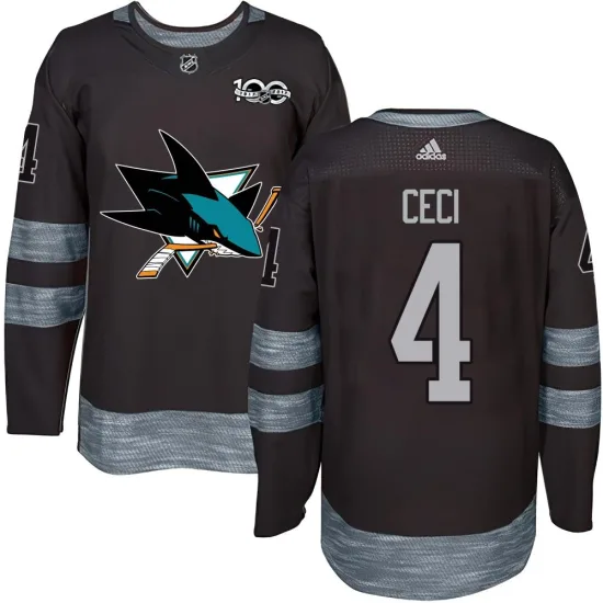 Cody Ceci San Jose Sharks Authentic 1917-2017 100th Anniversary Jersey - Black