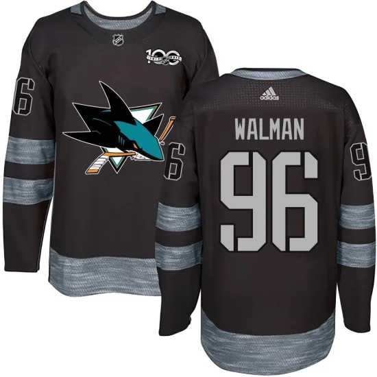 Jake Walman San Jose Sharks Authentic 1917-2017 100th Anniversary Jersey - Black