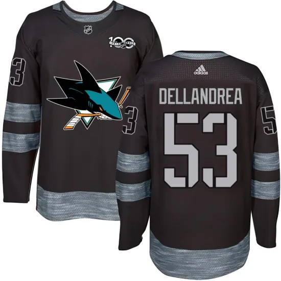 Ty Dellandrea San Jose Sharks Authentic 1917-2017 100th Anniversary Jersey - Black