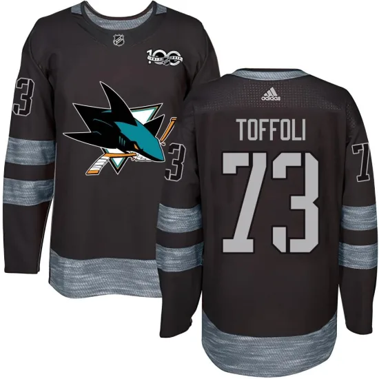 Tyler Toffoli San Jose Sharks Authentic 1917-2017 100th Anniversary Jersey - Black