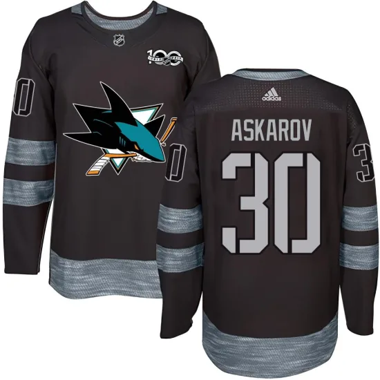 Yaroslav Askarov San Jose Sharks Authentic 1917-2017 100th Anniversary Jersey - Black